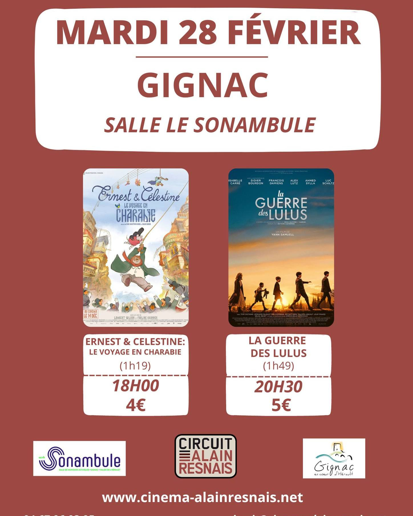 Ciné Mardi 28 février 2023